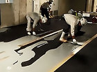 ラバクリートF(無機系可とう性薄塗り床材...
