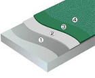 塗り床とは?(合成樹脂系) / 建材活用... ケミクリートE工法図