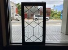 修理・修復・移設工事::施工実績::住宅... (37)ステンドグラスパネル修理 アンテ...