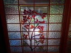 (155)愛媛県M様邸? 古民家改築 玄関ホール 間仕切はめ殺し窓 紅葉 (155)愛媛県M様邸? 古民家改築 玄関ホール 間仕切はめ殺し窓 紅葉