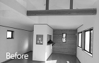 壁はいらない…開放感とゆとりをつくる技 ... before