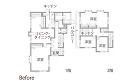 築古再生物語 | リノベーション・リフォ... 戸建てリノベーション 既存間取り図