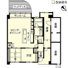 この住み心地は 目に見えない! | リノ... リノベーション施工事例 改修間取り図