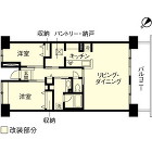 ヘリンボーンを壁に!リノベの醍醐味を満喫... 東京都三鷹市マンションリフォーム・リノベ...