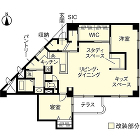 ライフスタイルに合わせた回遊動線 | リ... リノベーション施工事例 改修間取り図