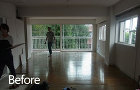 古いサッシも一役。開放感たっぷりに暮らす... before
