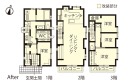 モノトーンでスタイリッシュに | リノベ... 戸建てリノベーション　改修後間取り図