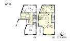 アンティーク家具と心豊かに | 施工事例... 戸建てリノベーション　改修後間取り図