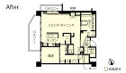 Park Side Living | リ... マンションリノベーション　改修後間取り図