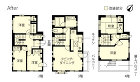 ホテルライクなSIMPLE STYLE ... 戸建てリノベーション　改修後間取り図