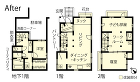 子どもたちへの贈り物は、思い出紡ぐ新たな... 戸建てリノベーション 改修後間取り図