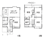 リビング階段でひろがるコミュニケーション...