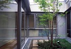 我孫子の家、中庭のある家、ナチュラルモダ...