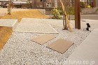 目地で魅せるシンプル外構 | 福岡・北九...