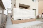 福津市 庭リフォーム施工事例|スタイリッ... 車庫拡張と目隠しフェンス