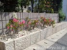 花壇を防草･防犯砂利で雑草対策 | 福岡...