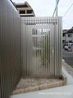 防犯と目隠しにシンプルモダンのリレーリア... リレーリアスクリーン門扉