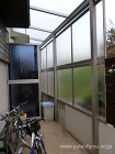 雨除け、風除け、目隠しで、自転車置場も ...