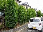 外も内もすっきりとした目隠しフェンスに変...