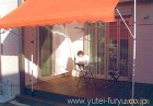 塗り壁とモザイクタイルの門柱　Zimaテ...
