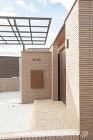 アースカラーで作るセミクローズ外構 | ... セミクローズ外構 門まわり