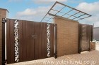 グリーンカラーのナチュレ屋根テラス 北九... ナチュレ屋根テラス施工例
