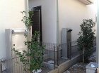 ふじみ野市 M様邸 すりガラス調のスクリ... 目隠しスクリーン設置前の様子