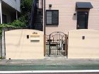 さいたま市:エルマージュ門扉とデザインフェンスが可愛い塗り壁 エクステリア・外構 さいたま市:エルマージュ門扉とデザインフェンスが可愛い塗り壁 エクステリア・外構