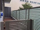 さいたま市:アイアンウッドデッキと風通しの良いルーバータイプのフェンス さいたま市:アイアンウッドデッキと風通しの良いルーバータイプのフェンス