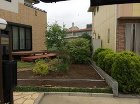坂戸市 S様邸 セランガンバツ材(ハード... 坂戸市：フェンスはL字型に造ります。下部...