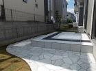 さいたま市 S様邸 白を基調に黒のアクセ... さいたま市 タイルテラス完成。