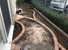 川越市T様邸 庭の雑草退治と、玄関前を綺... 川越市 お庭リフォーム レンガ縁取り
