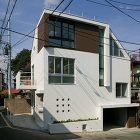 スキップフロアの家/白金台の高級住宅(犬... 外観昼