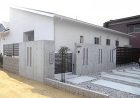 宇部市　モダンデザイン外構　打ち放しコンクリート　N邸