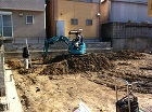 基礎工事スタート