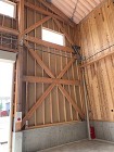 18mのトラスを地組みで施工したCLT＋...