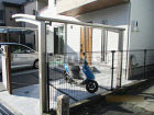 自転車バイク屋根 LIXILリクシル ネスカR 駐輪場屋根 サイクルポート R型アール屋根 自転車バイク屋根 LIXILリクシル ネスカR 駐輪場屋根 サイクルポート R型アール屋根