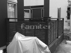 タイルデッキ300角 木製調目隠しフェン... 施工前