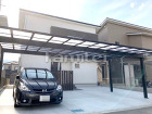 木製調目隠しフェンス塀 FF マイティウ... ガレージまわり カーポート YKKAP ...