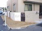 デザイン目隠し塀 壁タイル貼り LIXI...