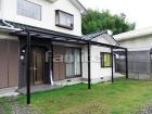 カーポート プライスポート2台 ワイド ... フラットテラス屋根1階
