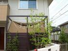 目隠し木調アーチ 木製調アルミ角材 プラ...