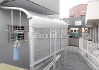 物干しテラス ヴェクターテラス屋根 目隠...