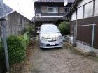 駐車場ガレージ 防犯砂利 バラス砕石敷き... 施工前