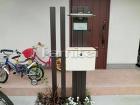 木製調目隠しフェンスの外構施工例(現場番... 角柱門柱 郵便受けポスト コレット ディ...