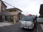 自然に開くドアの原因　H様邸沈下修正