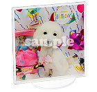 【UV印刷】アクスタ(円台座付)板厚3mm 【裏面印刷／白押さえあり】