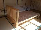 ヒノキの布団用ベッド｜ヒノキクラフト｜ベ... wp/wp-content/uploads/2014/10/20141029_104408.jpg