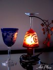 アートワイングラスランプ