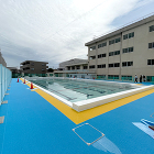 岡山市立御野小学校プール長寿命化工事 minopool02